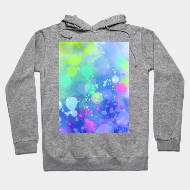 Paint splatter pattern Hoodie by weilertsen